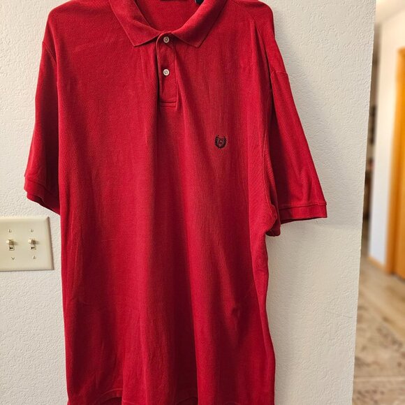 CHAPS Men's Red Polo Shirt - Size XXL - 3 Button - Golf Pullover - Casual Appare - Picture 5 of 5